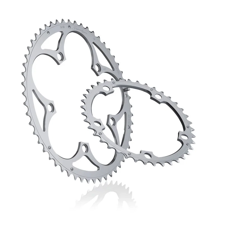 Couronne Supertype BCD 135mm Extérieur 46D Argent 9/10v Campagnolo - image