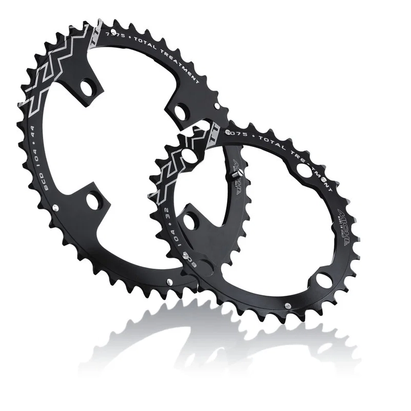 Couronne MTB XM TT BCD 104mm Extérieure 42D 9v Noir - image