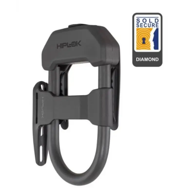Lucchetto Ad Arco In Acciaio 14mm Nero + Frame Clip - image