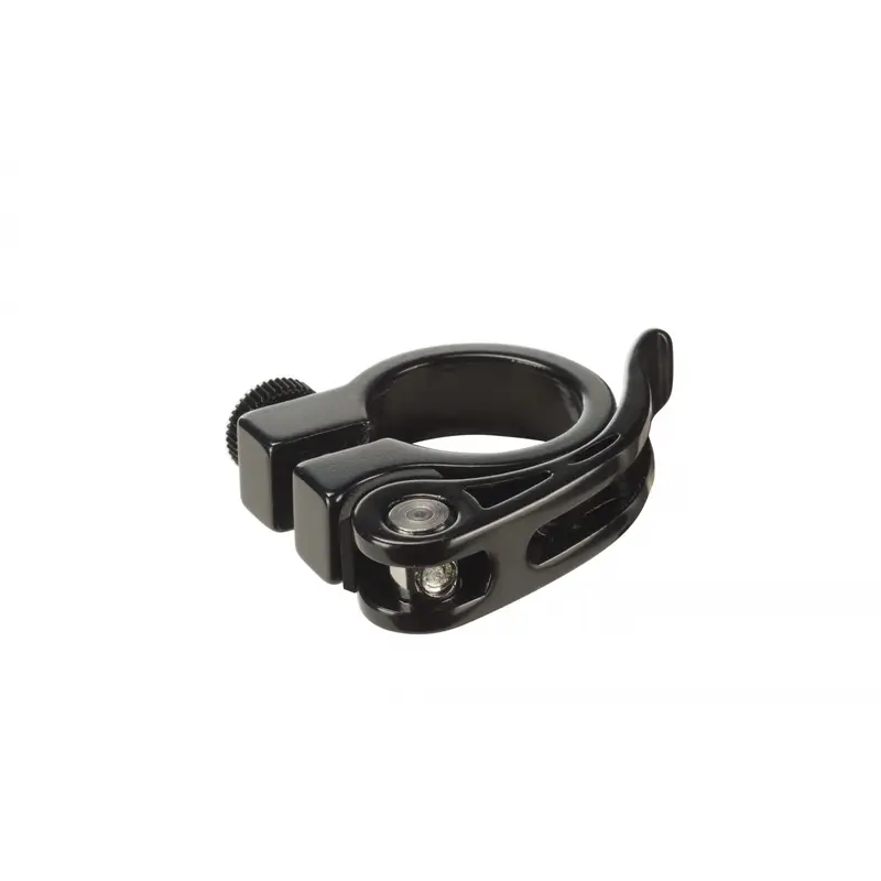Collarino Sella MTB 28,6mm In Alluminio Nero Con Bloccaggio - image
