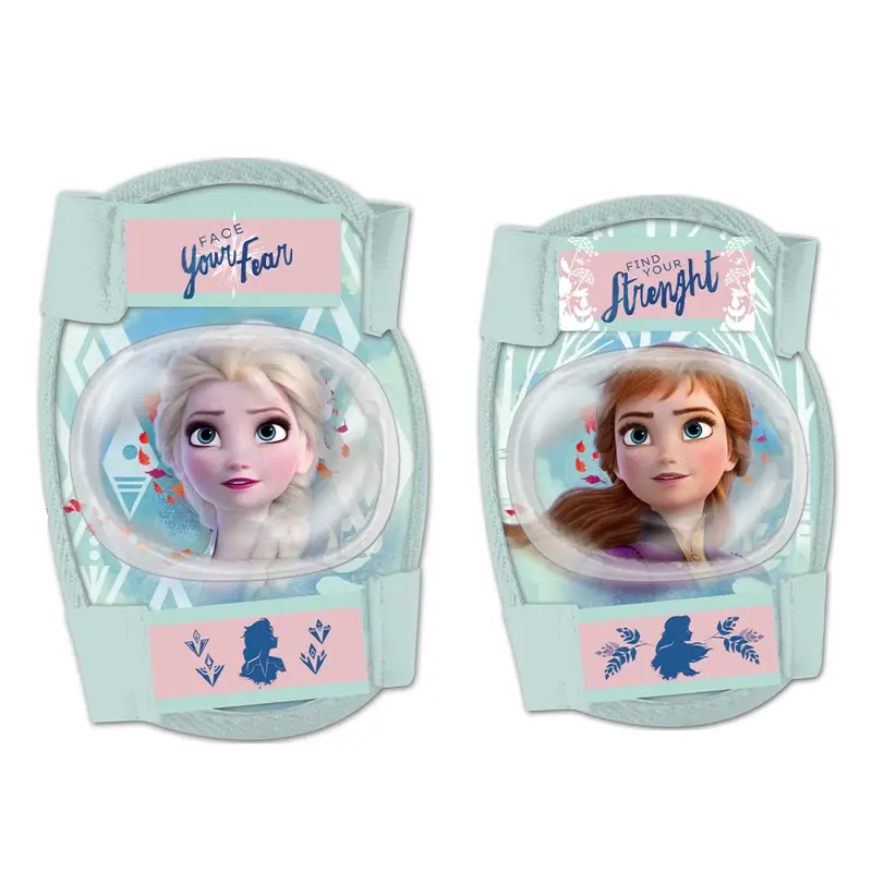 Elbow/Knie Girls Frozen II Azzurro/Rosa - image