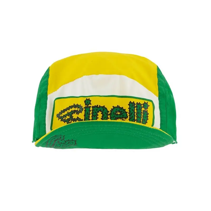 Cappellino Bici Cactus Giallo/Bianco #1