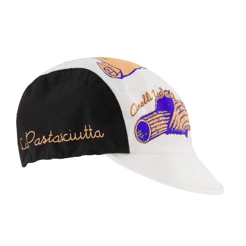 Gorra de Ciclismo Pasta Negro/Blanco