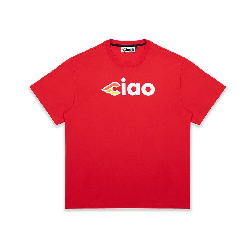 T-Shirt Ciao Regular Rot Größe S