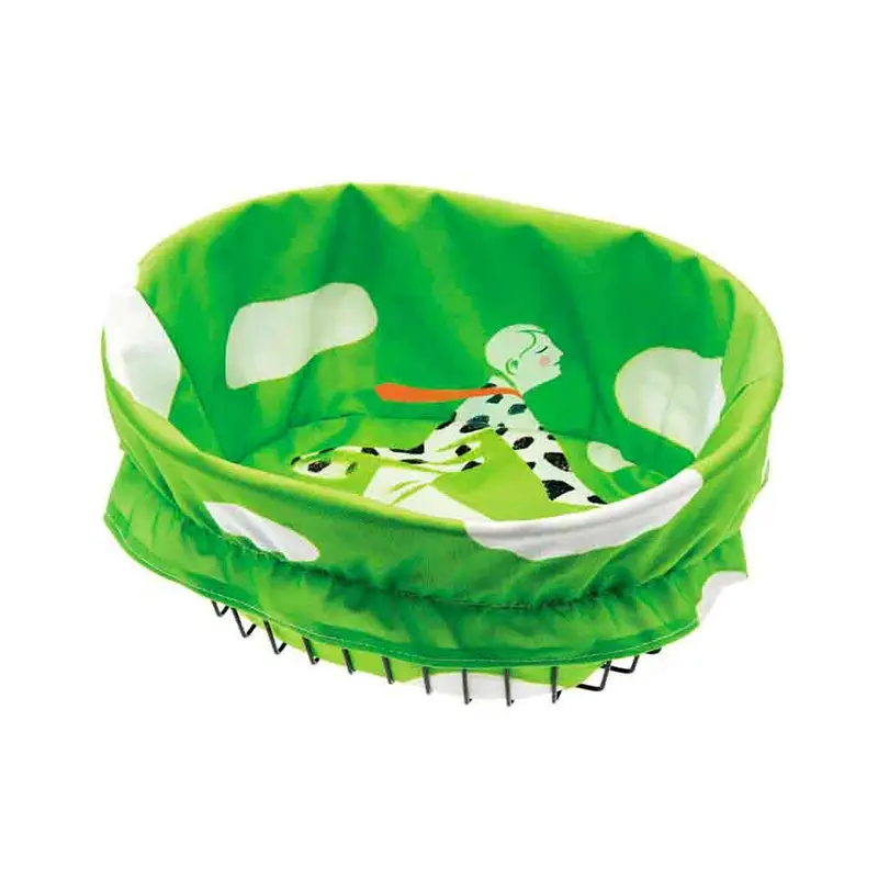 Futter für Dolcevita-Korb Grün mit Muster - image