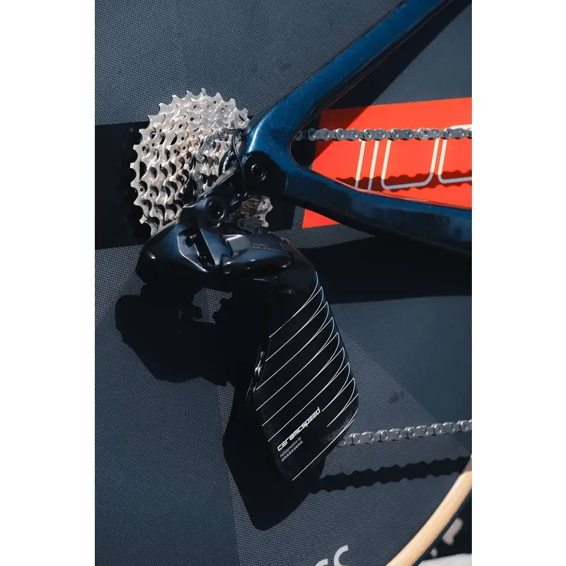 Gabbia Cambio OSPW Aero Alpha Carbonio 12v Shimano Dura Ace 9200/Ultegra 8100 Nero #3