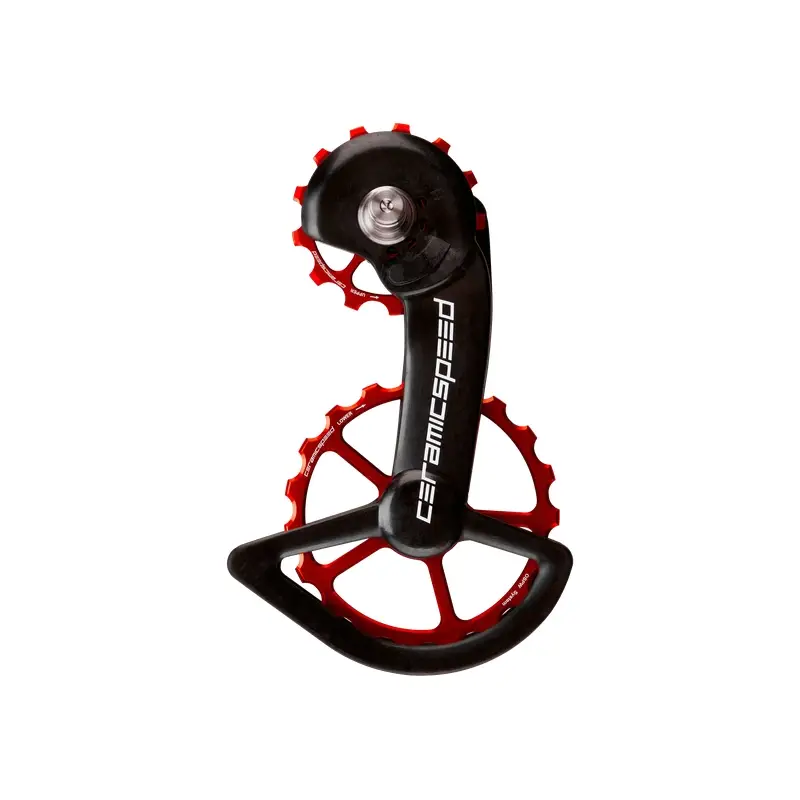 Gabbia Cambio OSPW Con Pulegge Carbonio 11v Shimano 8000/9100 Rosso #2