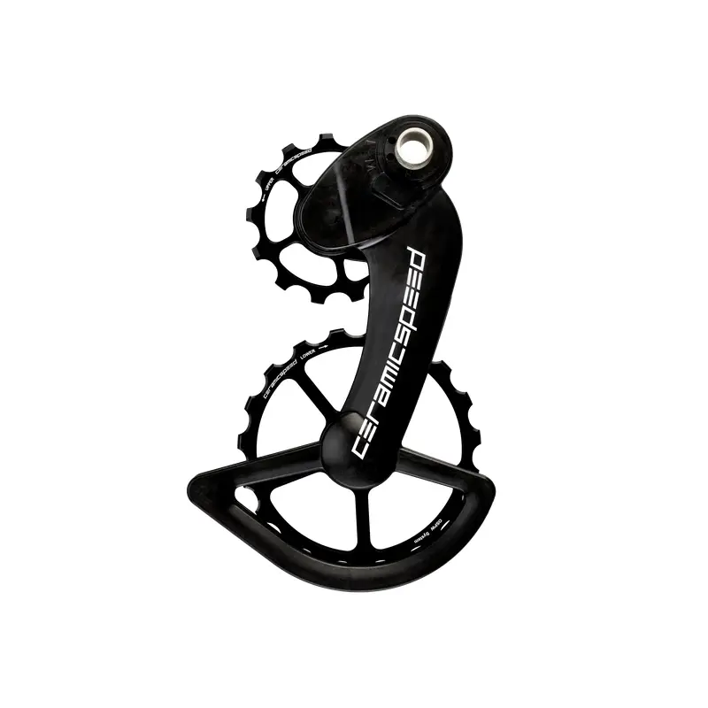 Gabbia Cambio OSPW Con Pulegge Carbonio 12v Campagnolo EPS Rosso Rivestito - image