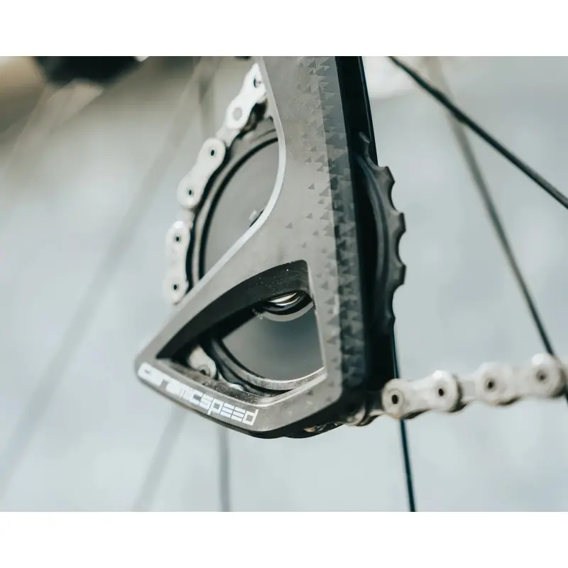 Gabbia Cambio OSPW RS Alpha Con Pulegge Carbonio 12v Campagnolo Super Record Nero #1