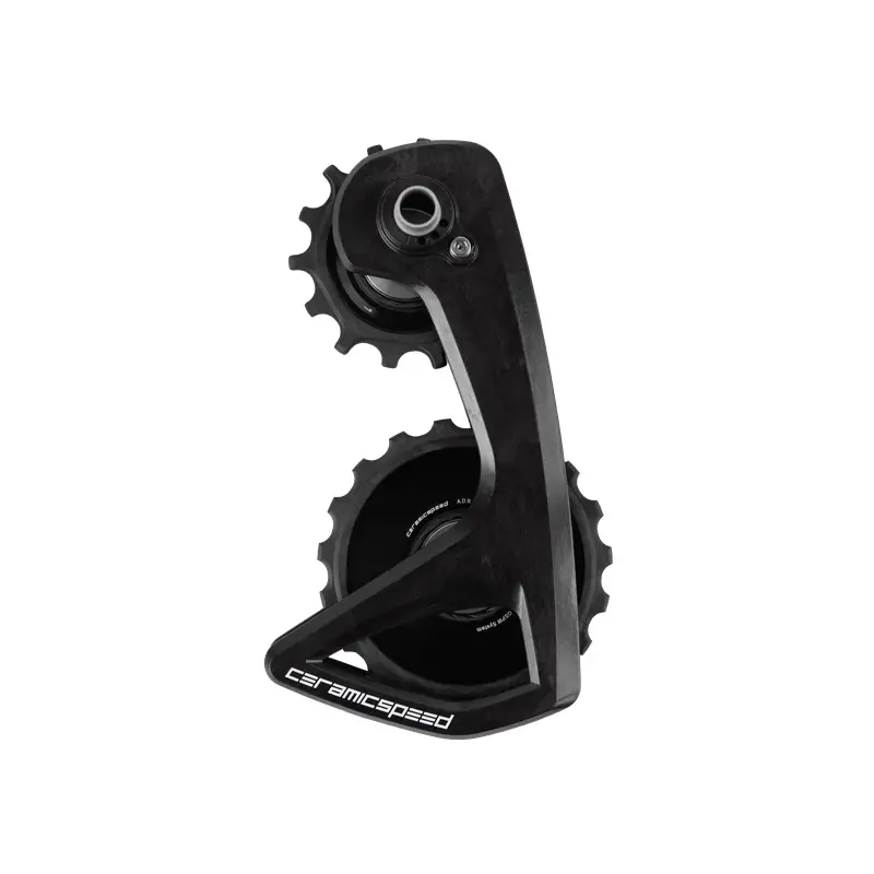 Gabbia Cambio OSPW RS Alpha Con Pulegge Carbonio 12v Campagnolo Super Record Nero - image