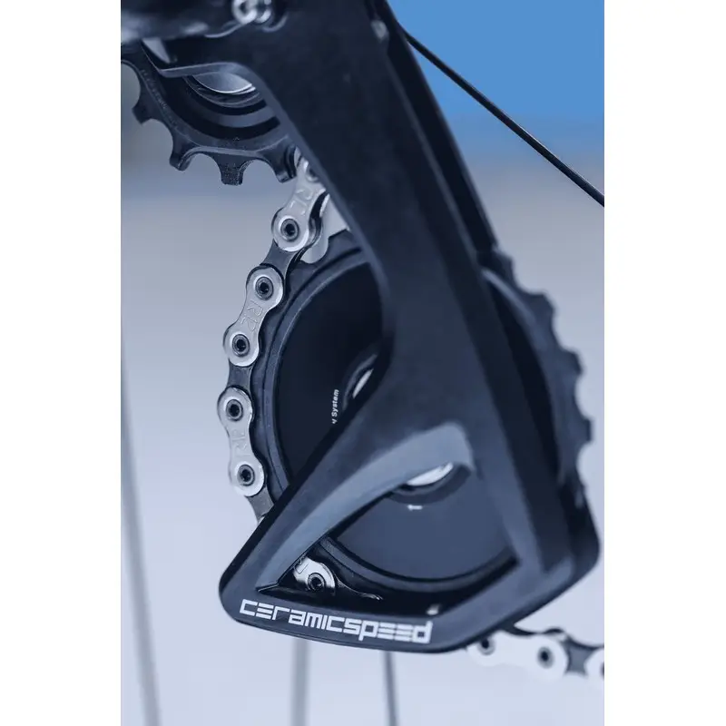 Gabbia Cambio OSPW RS Alpha Con Pulegge Carbonio 12v Campagnolo Super Record Nero #2