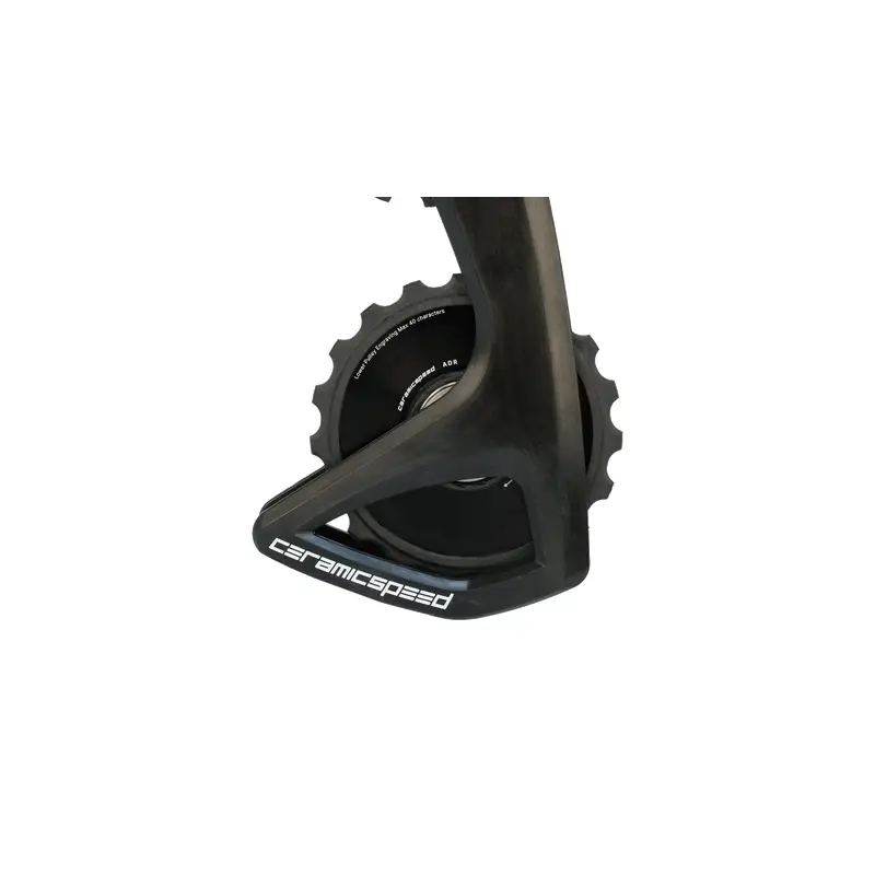 Gabbia Cambio OSPW RS Alpha Con Pulegge Carbonio 12v Shimano 9250/8150 Nero #3
