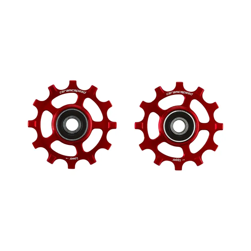 Coppia Pulegge Alluminio 11v Shimano 9100/8000/Rx800/Grx Nero #1