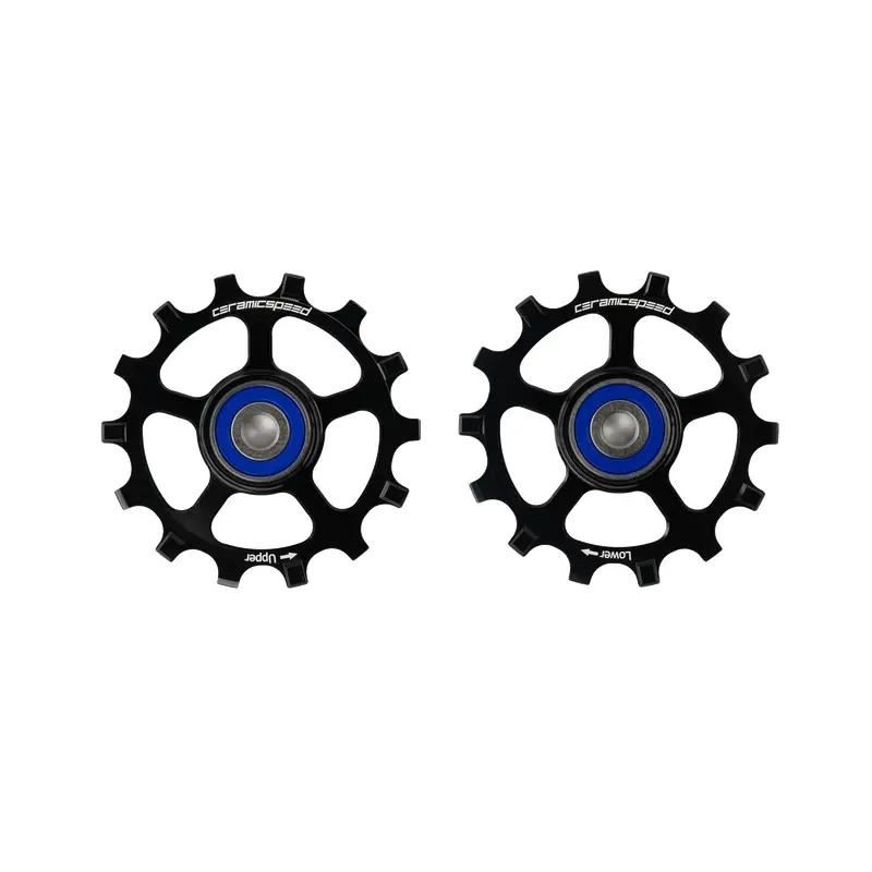 Coppia Pulegge Alluminio 12v Sram Eagle Nero - image