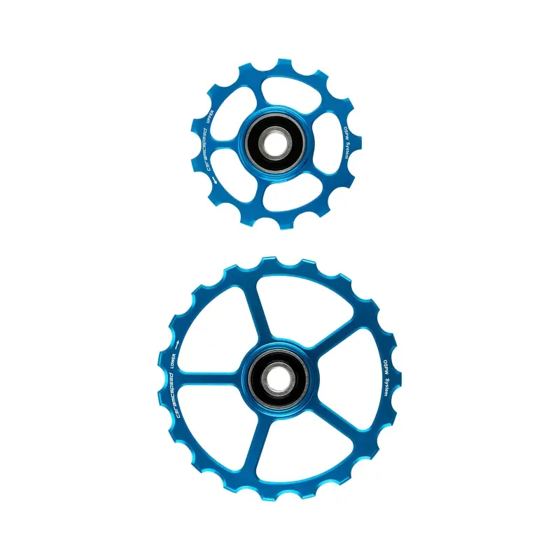 Coppia Pulegge Ospw Alluminio 11/12v Shimano Ricambio 13/19d Nero #3