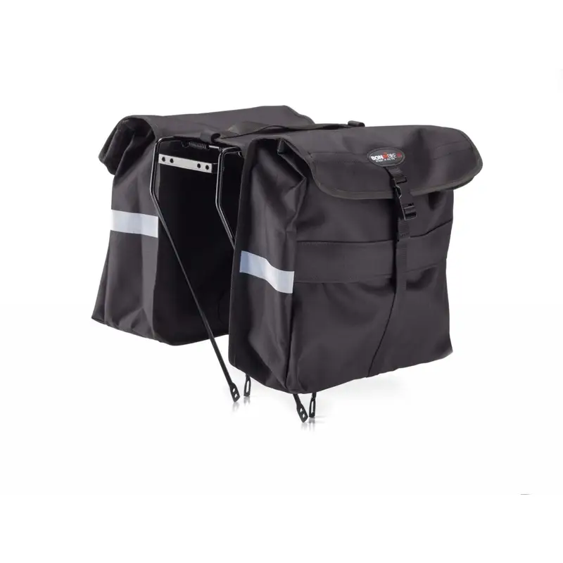 Borsa City Bisaccia Allungabili Nero - image