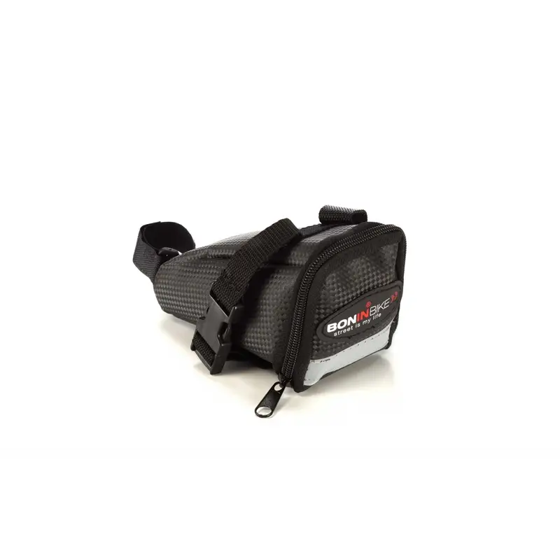 Borsa Sottosella MTB Carbon Look Nero Rifrangente - image