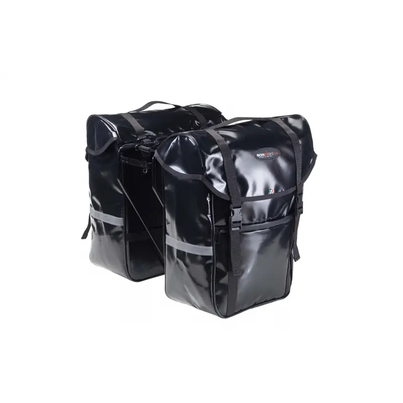 Borse Laterali In PVC Impermeabile Nero - image