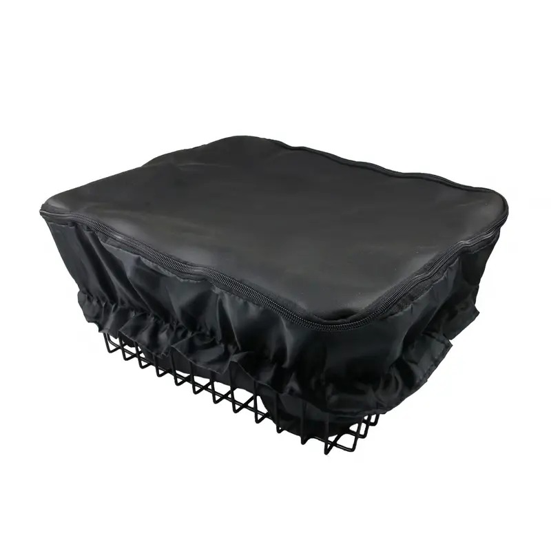 Copricestino Anteriore Con Cerniera Rettangolare 33x40cm Nero - image