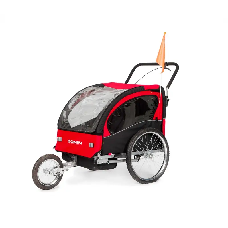 Rimorchio Porta Bimbo Ncab Rosso/Nero 12’’/20’’ - image