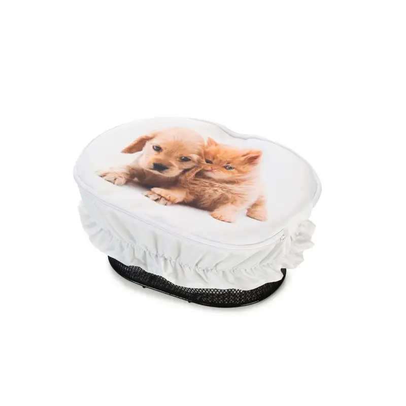 Copricestino Anteriore Con Cerniera Dog & Cat Bianco - image