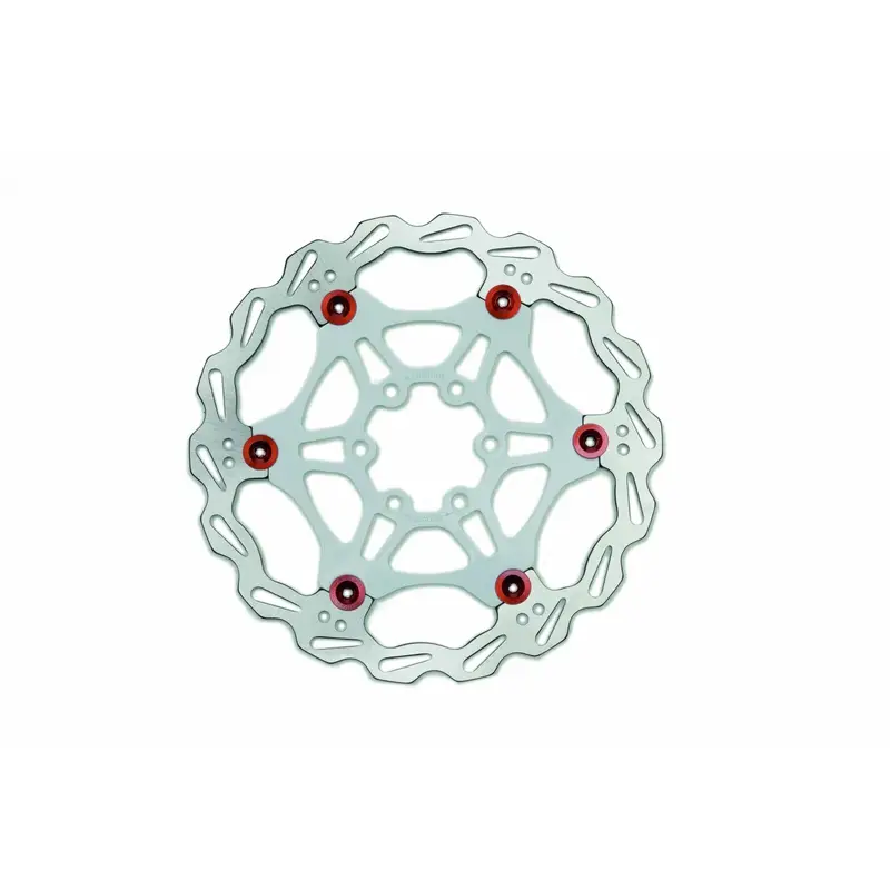 Disco Freno 6 Fori 160mm Bianco/Rosso - image