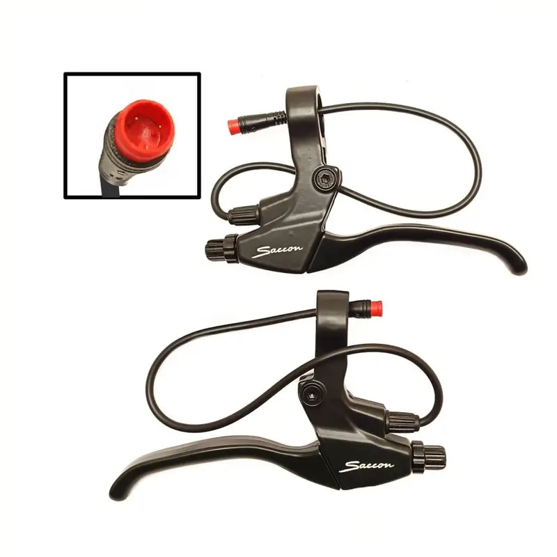 Leva Freno V-Brake 4 Dita Per E-Bike In Alluminio Nero - image