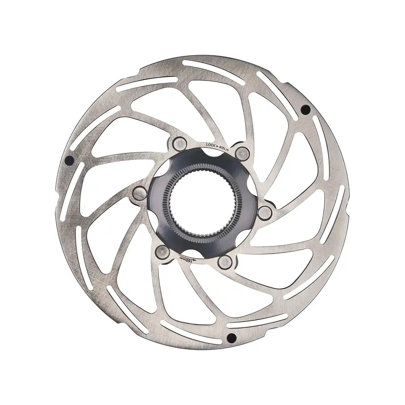 Disco Freno Center Lock 180mm Nero/Argento - image