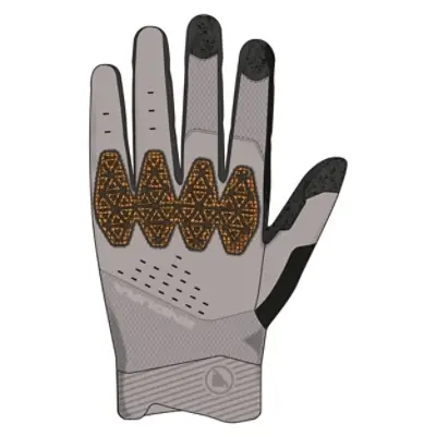 Guanti MTB MT500 D3O II Titanium Taglia XS - image