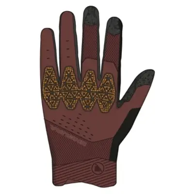 Guantes MTB MT500 D3O II End Mahogany Talla XS - image