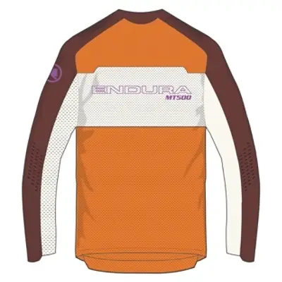 Jersey de MTB Manga Larga MT500 Burner Lite End Orange Talla S - image