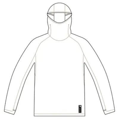 Sudadera con Capucha Alltrack Roam Scuba Blanca Talla XS - image