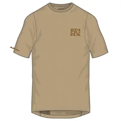 Camisola Gravel de Manga Curta Alltrack Ride Tech Areia Tamanho XS - image