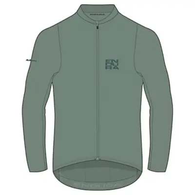 Camisola Gravel de Manga Longa Alltrack Ride Verde Sábio Tamanho XS - image