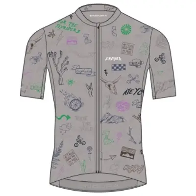 Maillot de Carretera Manga Corta Pro SL Print Titanium Talla XS - image