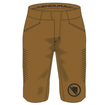 Calções MTB Singletrack Lite Mulher Trail Bronze Tamanho XXS - image