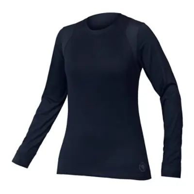 Camiseta de Manga Larga Singletrack Mujer MTB Midnight Navy Talla XS - image