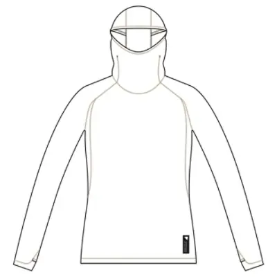 Alltrack Roam Scuba Women's White Hoodie Size XS - image