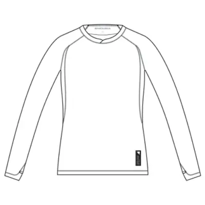 Camiseta de MTB manga larga Alltrack Roam para mujer blanco Talla XS - image