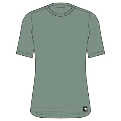 Jersey de MTB Manga Corta Loop Mujer Verde Salvia Talla XS - image