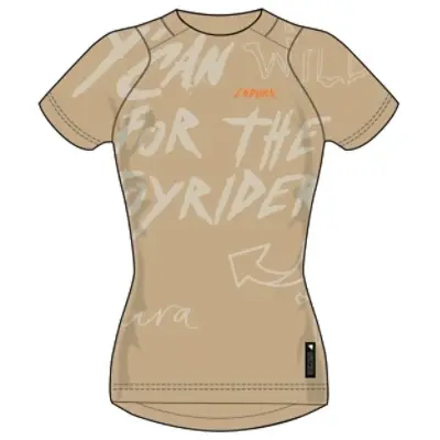 Camiseta de Manga Corta Singletrack Mujer Arena Talla XS - image