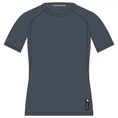 Camiseta de MTB de Manga Corta Alltrack Roam Mujer Gris Carbono Talla XS - image