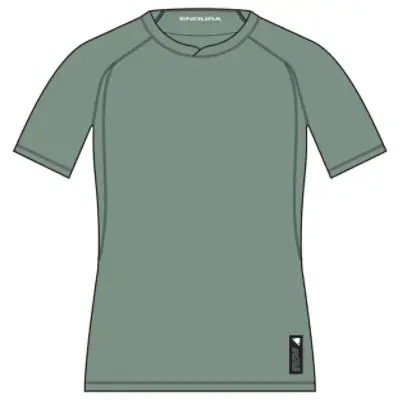 Camiseta de MTB de Manga Corta Alltrack Roam Mujer Verde Salvia Talla XS - image