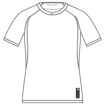 Camiseta de MTB Manga Corta Alltrack Roam Mujer Blanco Talla XS - image
