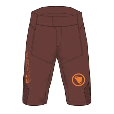 MTB MT500 II Kinder Shorts End Mahogany Größe S 9-10 Jahre - image