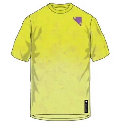 Short Sleeve Child's Jersey Singletrack Core End Citrus Size XS 7-8 Years - image