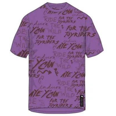 Camiseta de Manga Corta para Niño Singletrack Core End Purple Talla XS 7-8 Años - image