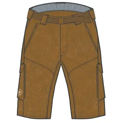 Pantalones Cortos de MTB Hummvee Trail Bronce Talla 3XL - image