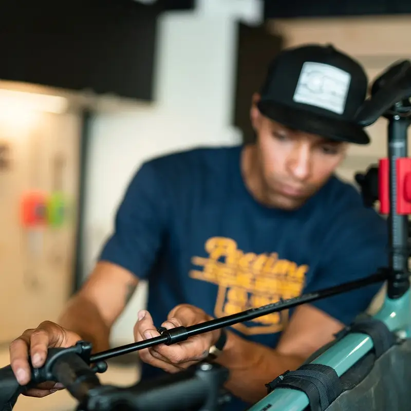 Lenker-Endstopfen Flop Stop Schwarz #1