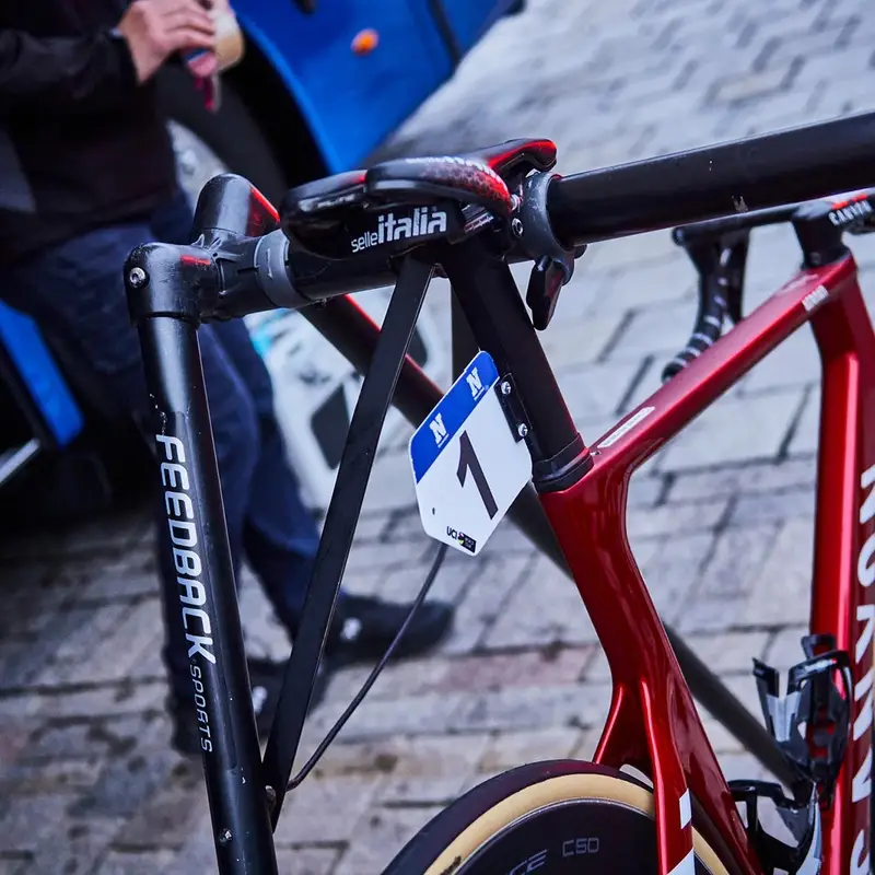 Porte-vélo pliant portable en forme de A avec housse #6